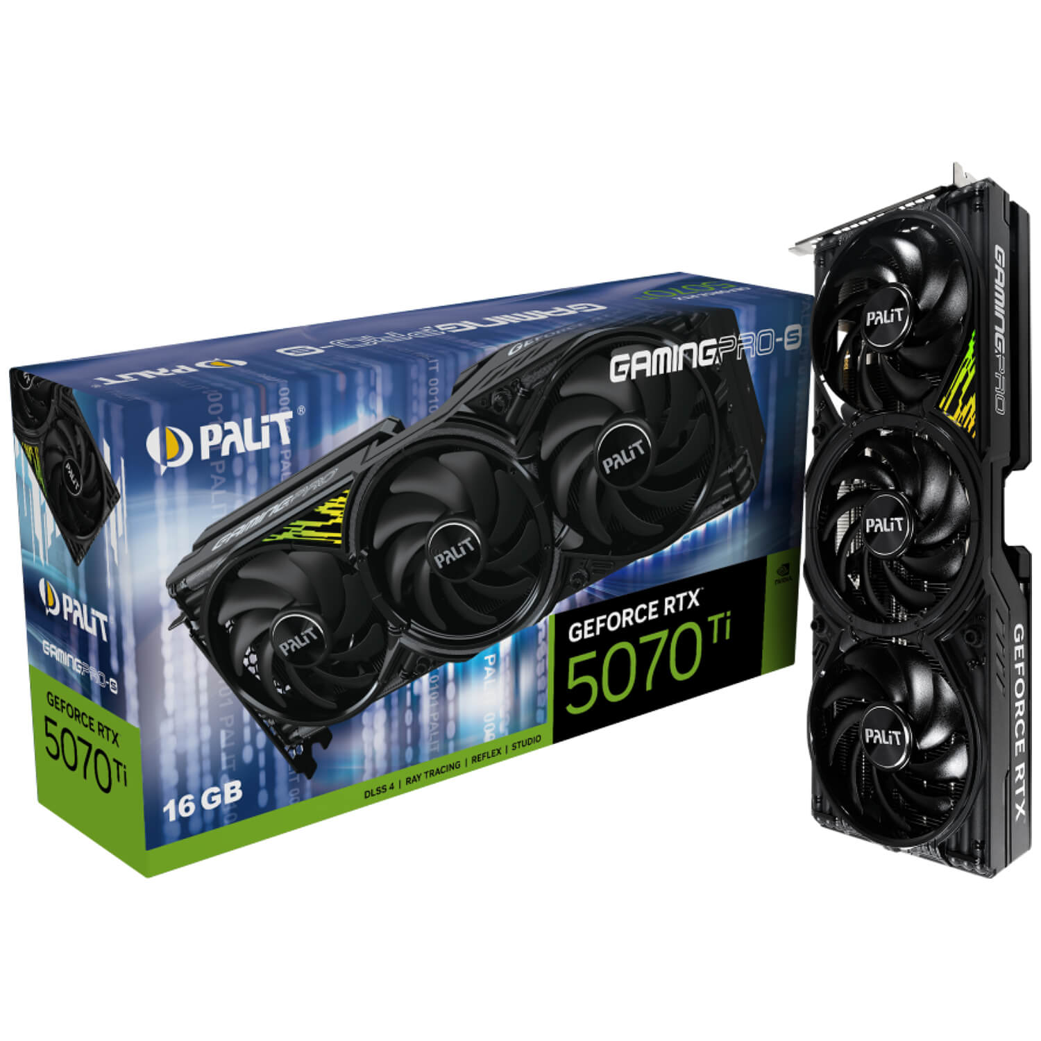 Palit GeForce RTX 5070TI GamingPro-S 16GB GDDR7 3DP+HDMI