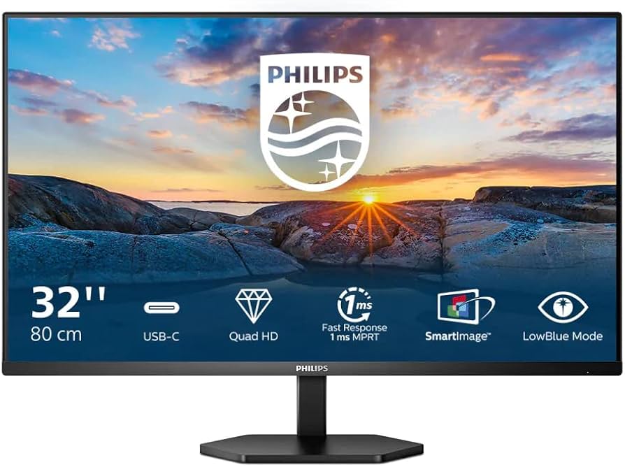 PHILIPS 32E1N3600LA "32 2K 75HZ 1MS TYPE-C VA USB+DP+HDMI