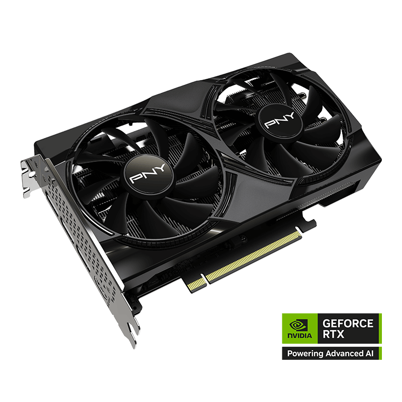 PNY nVIDIA Geforce 5060 8GB Overclocked Dual Fan DLSS 4 3DP+HDMI