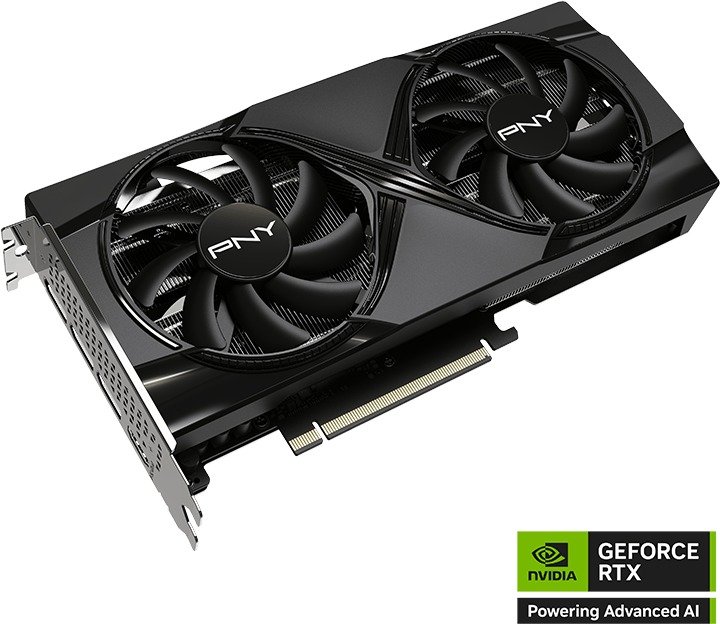 PNY nVIDIA Geforce 5060TI 16GB Overclocked Dual Fan DLSS 4 3DP+HDMI