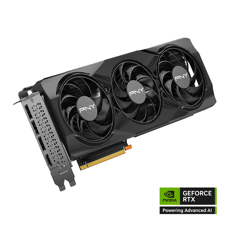 PNY nVIDIA Geforce RTX 5070 12GB GDDR7 Overclocked Triple Fan 3DP+HDMI
