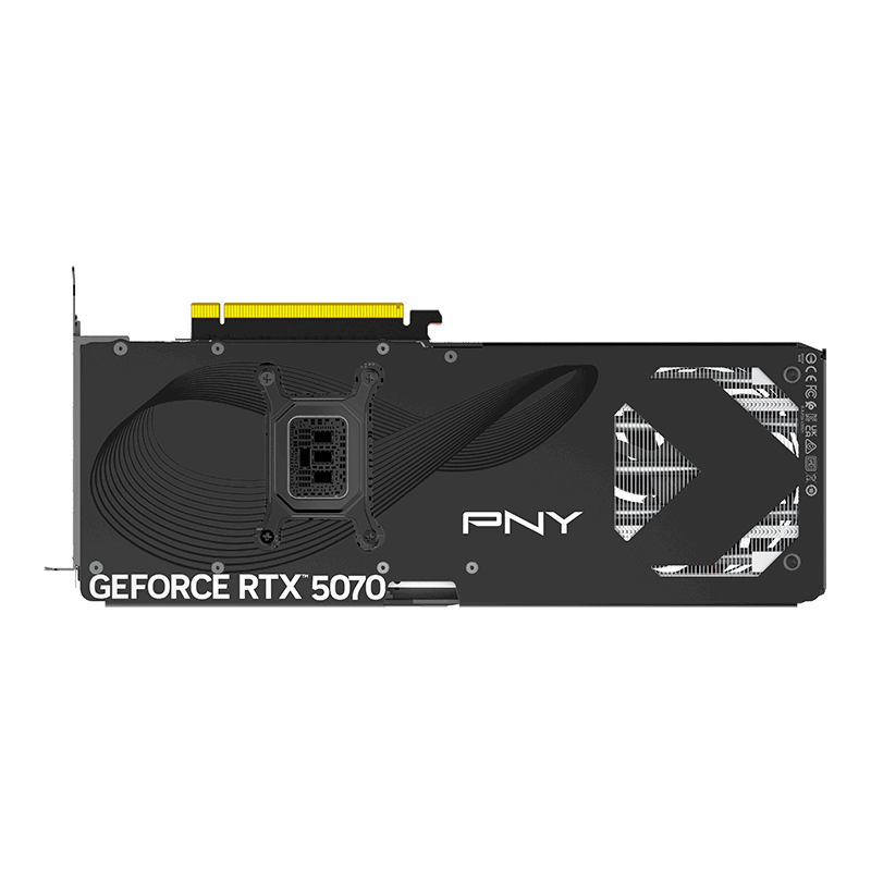 PNY nVIDIA Geforce RTX 5070 12GB GDDR7 Overclocked Triple Fan 3DP+HDMI