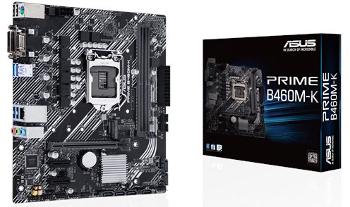 ASUS PRIME B460M-K ,4DualDDR4 2133/2400/2666 ,8CH ,1GB ,DVI S1200