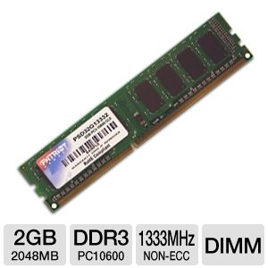Patriot DDR3 PC-10600 1333MHZ 2048MB CL9