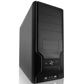 RAIDMAX APEX Black + WINDOW ,Tool-free, no PSU, 2X 120mm+ 80mm All Led , USB2.0, Audio & speaker