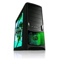 RAIDMAX TORNADO Black + WINDOW ,Tool-free, no PSU, 2X 120mm+ 80mm All Led , USB2.0, Audio & speaker