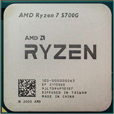 AMD RYZEN 7 5700G X8 3800Mhz 6MB Socket AM4 TRAY