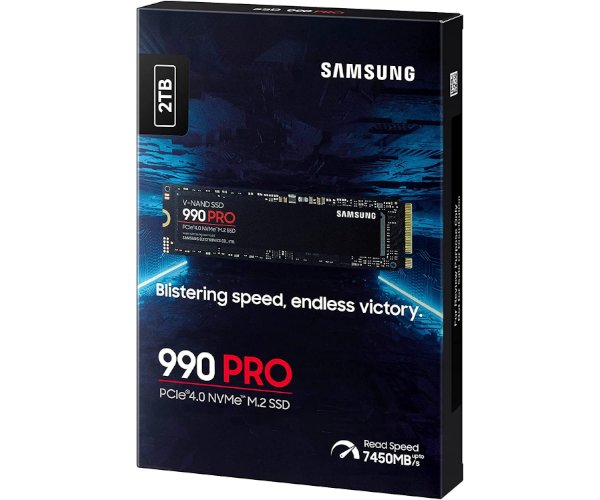 דיסק קשיח Samsung® 990 Pro Series M.2 MZ-V9P2T0BW 2TB SSD NVME