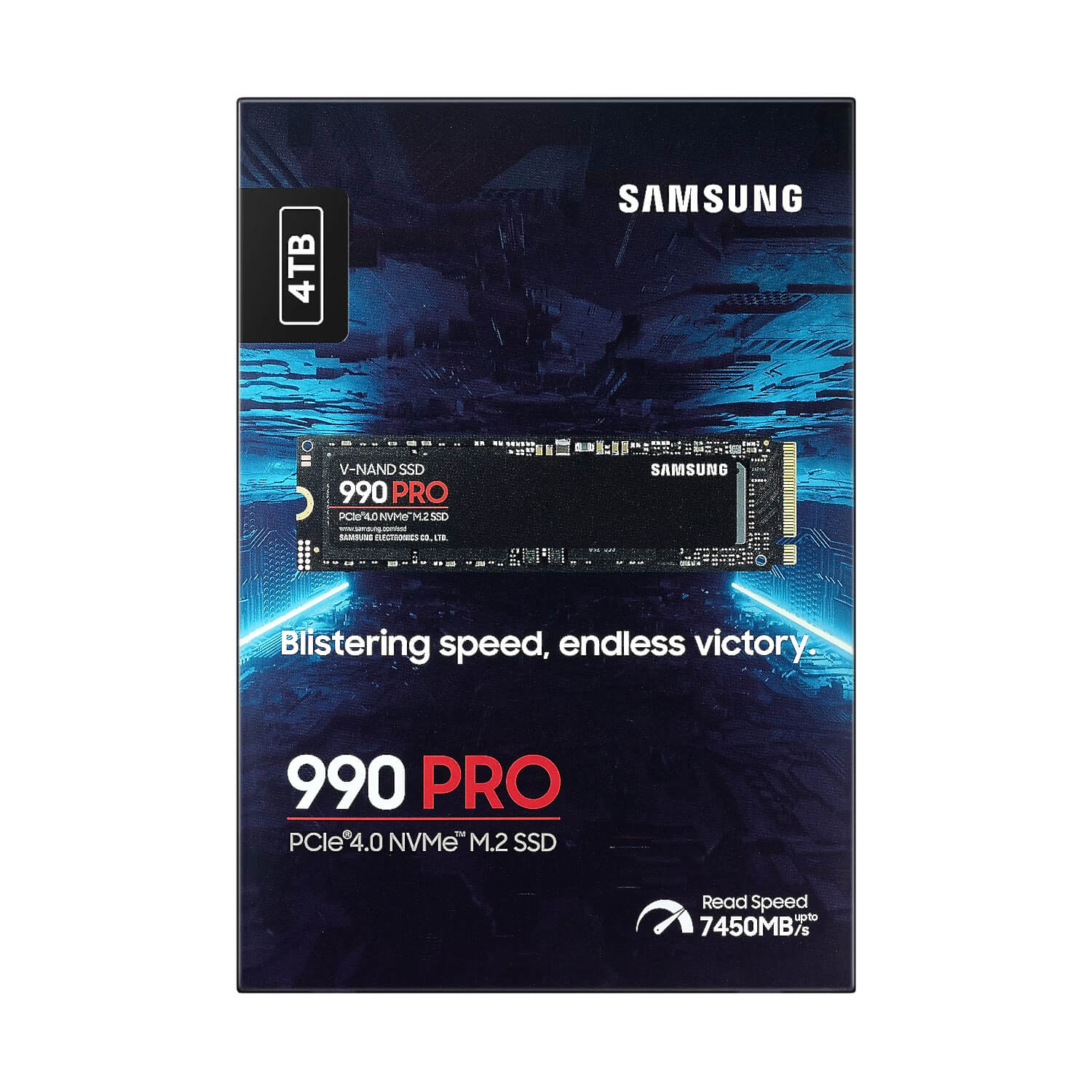 דיסק קשיח Samsung® 990 Pro Series M.2 MZ-V9P4T0B 4TB SSD NVME