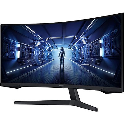מסך SAMSUNG Odyssey G5 Series Ultra WQHD C34G55TWWM "34 VA 1ms HDMI DP , HDMI