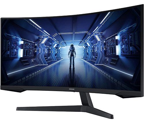 מסך SAMSUNG Odyssey G5 Series Ultra WQHD C34G55TWWP "34 VA 1ms HDMI DP , HDMI