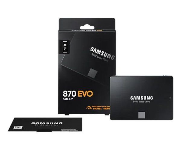 דיסק קשיח Samsung® 870 EVO Series MZ-77E1T0BW 1000GB SSD SATA III