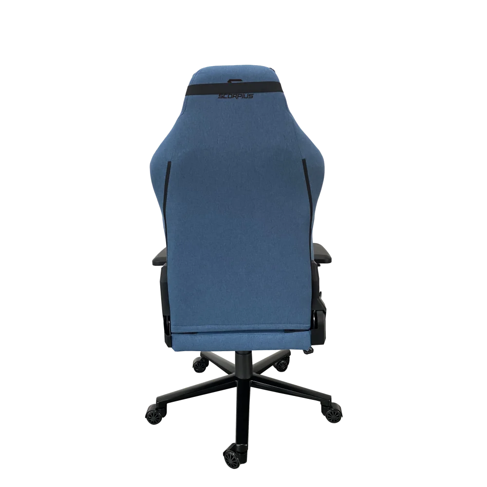כיסא גיימינג שחור SCORPIUS PERFORMANCE BLUE GAMING CHAIR