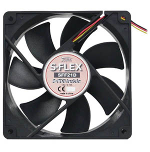מאוורר מארז שקט SCYTHE 120mm S-FLEX (SONY) SFF21D 800rpm