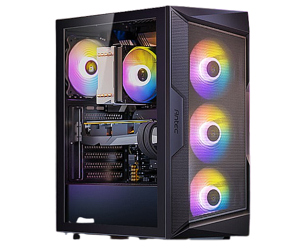 מחשב גיימינג שולחני AMD® Ryzen® 7 8x 7800X3D + ASUS / GIGABYTE B650 + SSD 1000GB NVME +32768MB DDR5 +GF-RTX5060TI 16384MB