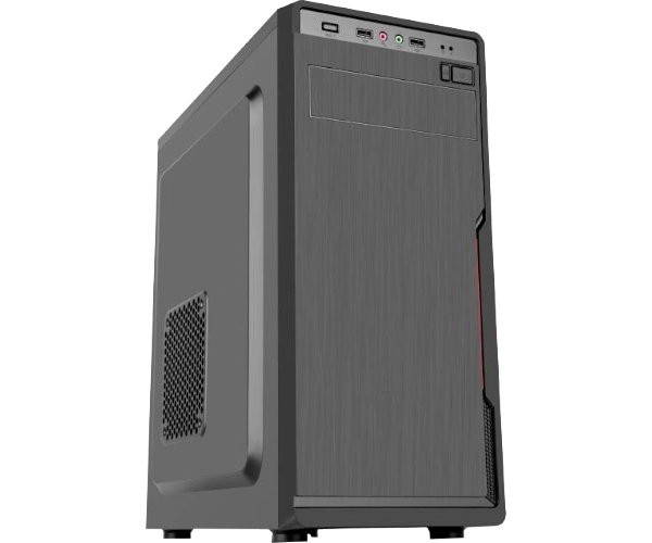 SOLID CA-1700 500W 120MM + 24pin,120mm Fan, 3USB3/2.0 BLACK