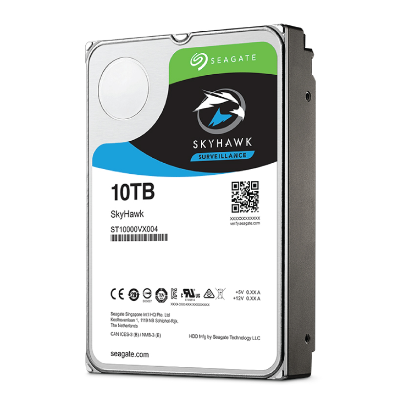 כונן קשיח Seagate SKYHAWK® 24X7 SURVEILLANCE 10000GB SATA III ST10000VX0004 256MB