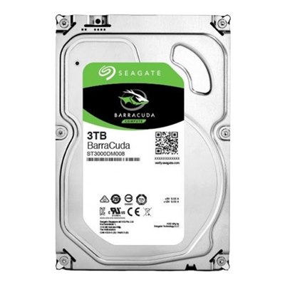 כונן קשיח Seagate Barracuda® 3000GB SATA III ST3000DM008 64MB