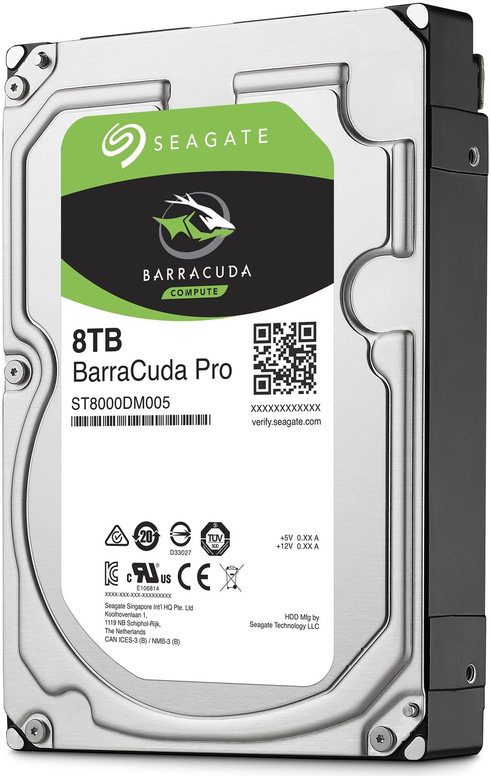כונן קשיח Seagate Barracuda® PRO 8000GB SATA III ST8000DM005 256MB
