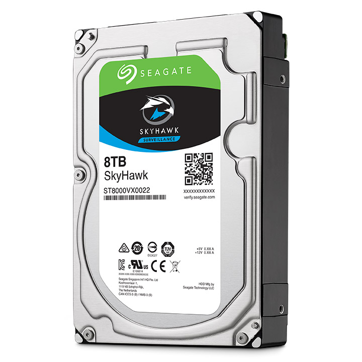 כונן קשיח Seagate SkyHawk® 8000GB SATA III ST8000VX0022 256MB