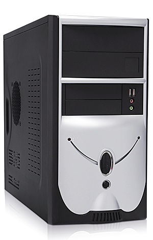 Foxconn TLM436,no PSU, Ventilation tube , 80mm Fan, USB2.0 SILVER/BLACK