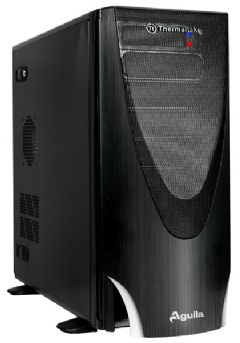 Thermaltake AGUILA Black ,Tool-free, no PSU,120mm Fan, USB2.0, Audio & speaker
