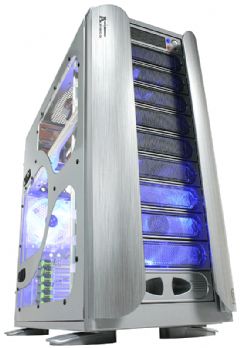 Thermaltake ARMOR ALUMINUM SILVER ,Tool-free, no PSU,120mm Fan, USB2.0, Audio & speaker