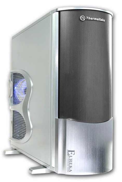 Thermaltake EUREKA ALUMINUM SILVER ,Tool-free, no PSU,120mm Fan, USB2.0, Audio & speaker