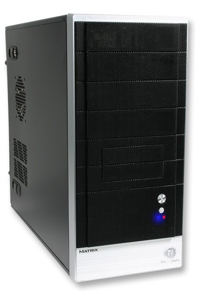 Thermaltake MATRIX Black ,Tool-free, no PSU,120mm Fan, USB2.0, Audio & speaker