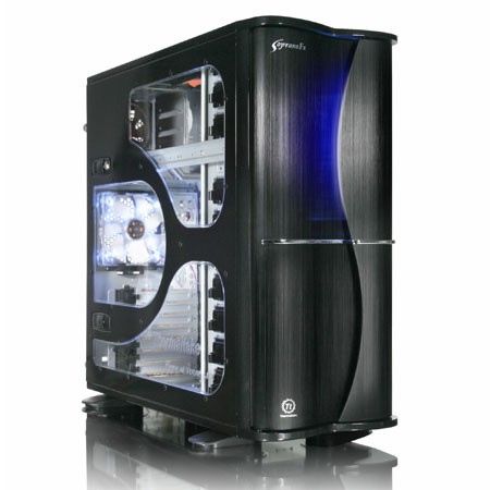 Thermaltake SOPRANO FX BLACK DUAL 120mm FAN FULL TOWER WINDOW, USB2.0, Audio