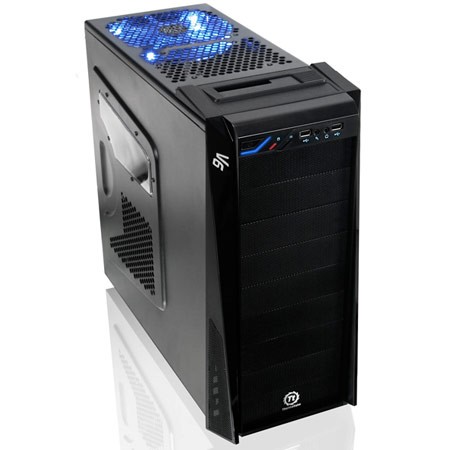 Thermaltake V6 BlackX edition + BlackX HD dock Black ,Tool-free, no PSU,120mm Fan, USB2.0, Audio
