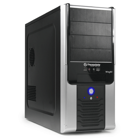 Thermaltake WING RS 101 Black ,Tool-free, no PSU,120mm Fan, USB2.0, Audio & speaker