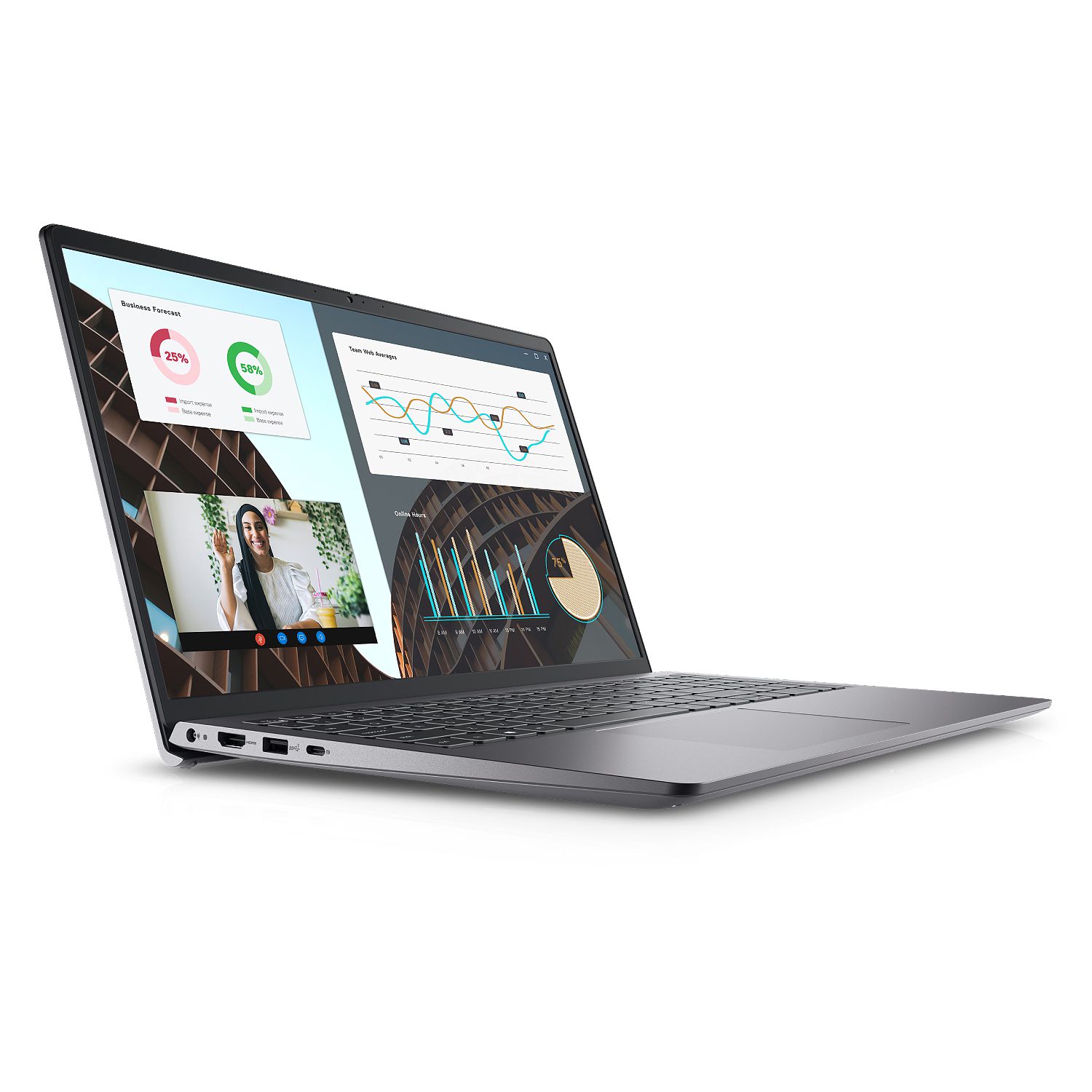 מחשב נייד Dell Vostro 3530 Core™ I7-1355U 10x 1.7GHz 16GB ,512G ,WIN11
