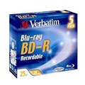 דיסקים לצריבה VERBATIM 4X BD-R 25G 5pcs Jewel case