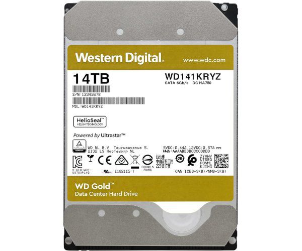 כונן קשיח WD Caviar® SE SATA-II‎I WD142KRYZ Gold Enterprise 14000GB 256MB Western Digital
