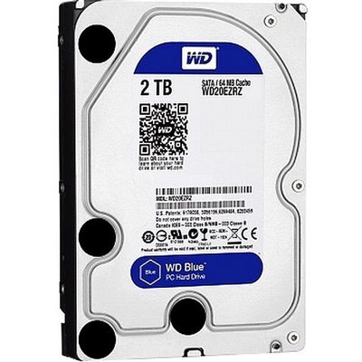 כונן קשיח WD Caviar® SE SATA II‎/III WD20EZRZ 2000GB 64MB Western Digital