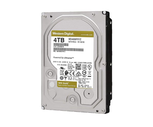 כונן קשיח WD Caviar® SE SATA-II‎I WD4003FRYZ Gold Enterprise 4000GB 256MB Western Digital