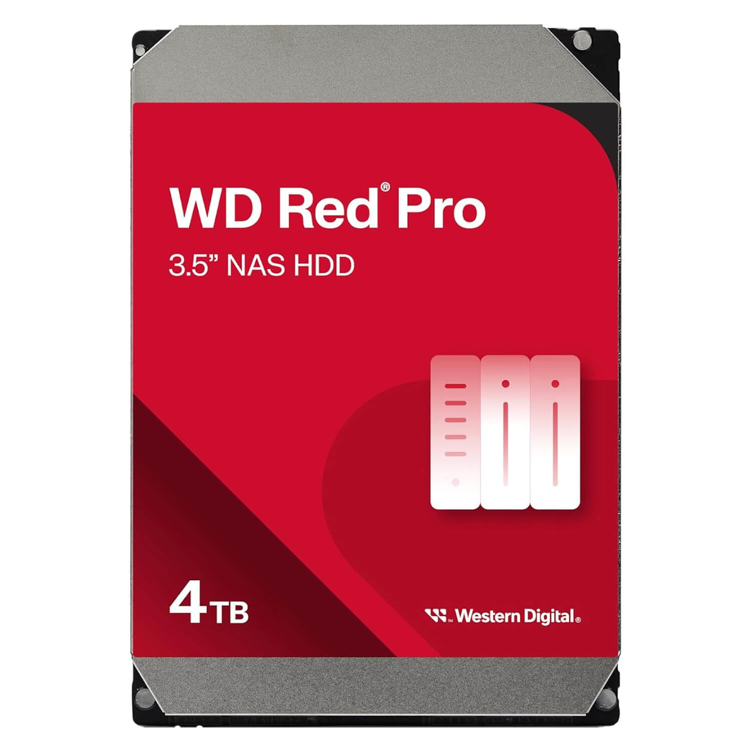 כונן קשיח WD Red Pro NAS SATA-II‎I WD4005FFBX 4000GB 256MB Western Digital