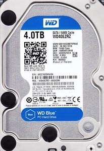 כונן קשיח WD Caviar® SE SATA II‎/III WD40EZRZ 4000GB 64MB Western Digital