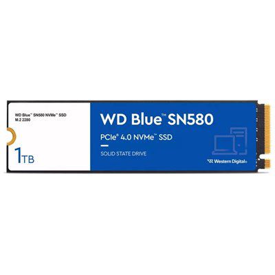דיסק קשיח Western Digital® 1000GB NVME Blue SN580 Gen3 x4 PCIe