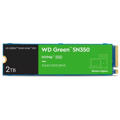 דיסק קשיח Western Digital® 2000GB NVME Green SN350 Gen3 x4 PCIe