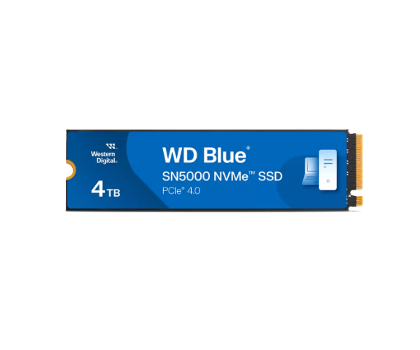דיסק קשיח Western Digital® 4000GB NVME Blue SN5000 Gen4 x4 PCIe