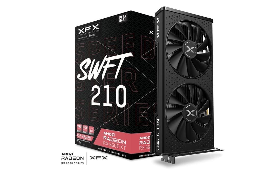XFX AMD RADEON RX 6600 XT 8GB 192Bit GDDR6 +DP +HDMI PCI-E