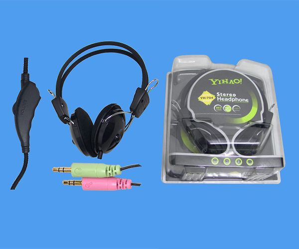 אוזניות למחשב YIHAO® YH-704 (+MIC) Stereo Hedphone