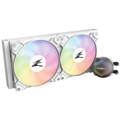 קירור נוזלי למעבד ZALMAN ALPHA 28 ARGB White LIQUID COOLER 280MM