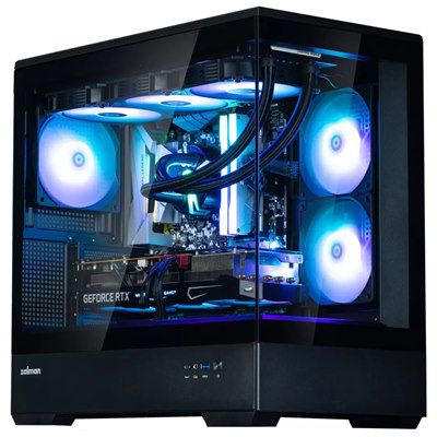 ZALMAN™ MID TOWER P30 Black ,Tool-free, no PSU, 3X 120mm ARGB FAN , USB2.0/3.0, Audio