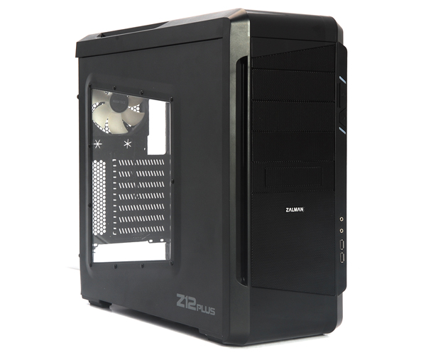 ZALMAN™ Z12 Plus ATX Mid Tower Black ,Tool-free, no PSU, 2X 120mm FAN , USB2.0/3.0, Audio