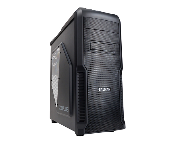 ZALMAN™ Z3 PLUS ATX Mid Tower Black ,Tool-free, no PSU, 4X 120mm FAN , USB2.0/3.0, Audio