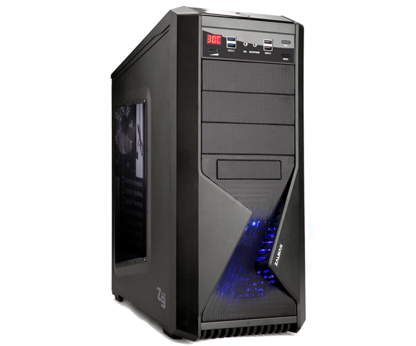 ZALMAN™ Z9 U3 ATX Mid Tower Black ,Tool-free, no PSU, 2X 120mm FAN , USB3.0, Audio