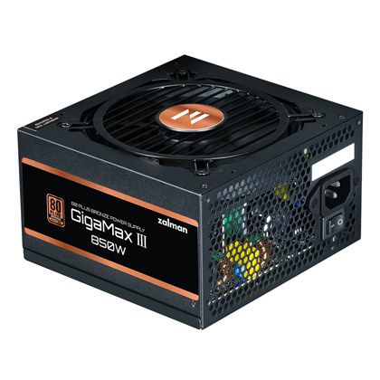 ספק כח ZALMAN™ Power Supply ZM850-GV3 GigaMaxIII 850W ACTIVE PFC,SATA